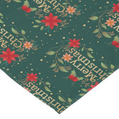 Frohe Weihnachten Großer Tischläufer (Ecke)