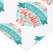 Frohe Weihnachten Großer Tischläufer (Ecke)