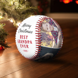 Frohe Weihnachten Großkinder 3 FotoCollage Baseball