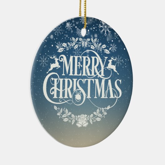 Frohe Weihnachten Großmutter Definition Keramik Ornament (Rechts)