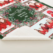 Frohe Weihnachten Großvater Familie Foto Collage Sherpadecke (3/4)