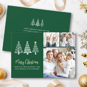Frohe Weihnachten Grün 3 Foto Spielende Bäume Schr