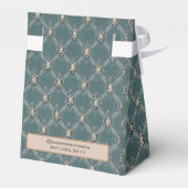 Frohe Weihnachten Grün Elfenbeinküste Blume Leaf G Geschenkschachtel (Rückseite)