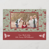 Frohe Weihnachten - Grün und Rot (Rückseite)