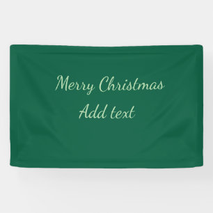 Frohe Weihnachten grüne einfache Solo-Hintergrund- Banner
