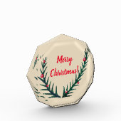 Frohe Weihnachten, Grüne Twigs Fotoblock (Links)