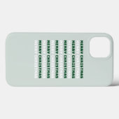 Frohe Weihnachten, grüne Weihnachtskunst, Urlaub Case-Mate iPhone Hülle (Rückseite (Horizontal))