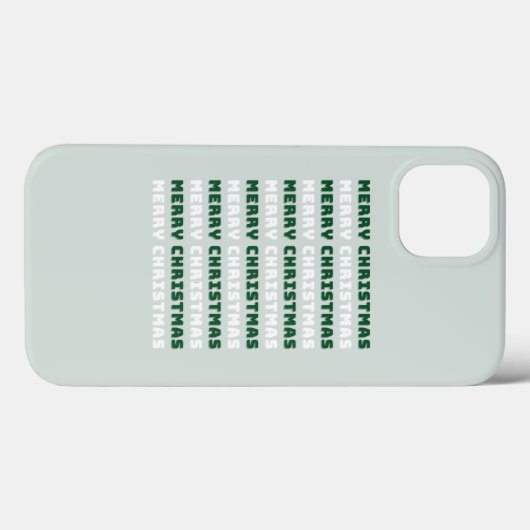 Frohe Weihnachten, grüne Weihnachtskunst, Urlaub Case-Mate iPhone Hülle (Rückseite (Horizontal))