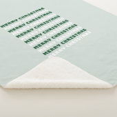 Frohe Weihnachten, grüne Weihnachtskunst, Urlaub Sherpadecke (3/4)