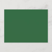 Frohe Weihnachten Grüne Wellen Streifen    Postkarte (Rückseite)