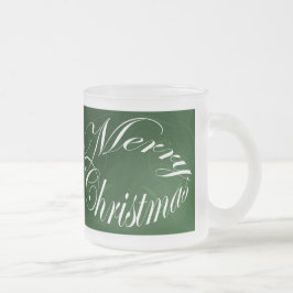 Frohe Weihnachten Grünen Urlaub Glas Tasse Set