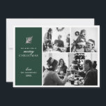 Frohe Weihnachten. Grünes, modernes Collage-Multi- Feiertagskarte<br><div class="desc">"Wir wünschen Ihnen ein frohes Weihnachten" grüne moderne Karte mit Collage / Multi-Foto für den Winterurlaub. Bitte kontaktieren Sie mich,  wenn Sie weitere Informationen benötigen.</div>