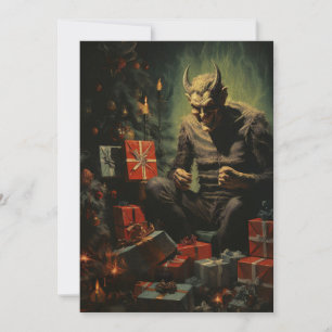 Frohe Weihnachten Gruseliger Horror Teufel Weihnac