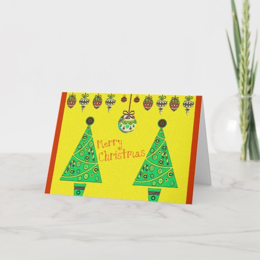 Frohe Weihnachten - Gruß-Karte (Vorderseite)