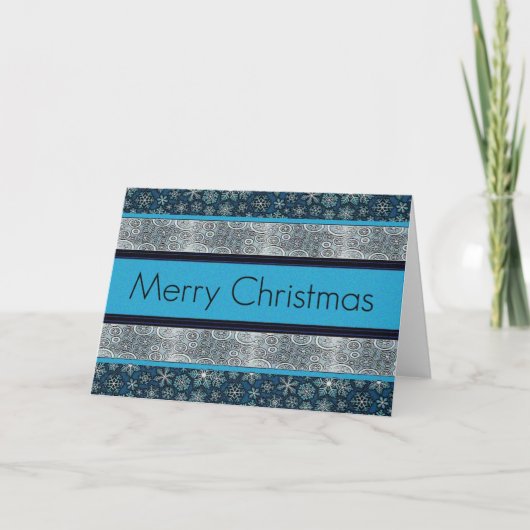 Frohe Weihnachten - Gruß-Karte (Vorderseite)