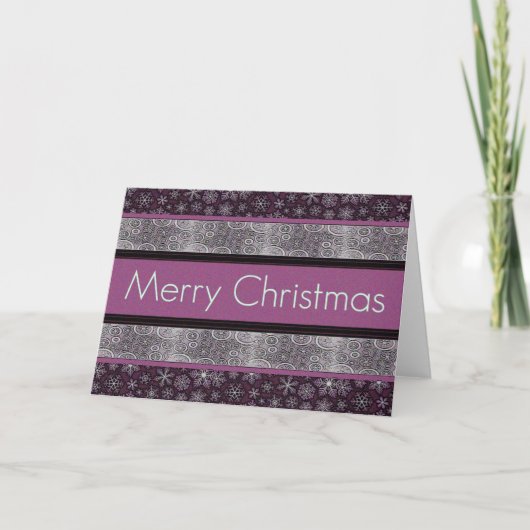 Frohe Weihnachten - Gruß-Karte (Vorderseite)