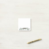 Frohe Weihnachten Gruß Mistleton und Kiefernreath Post-it Klebezettel (Auf Schreibtisch)