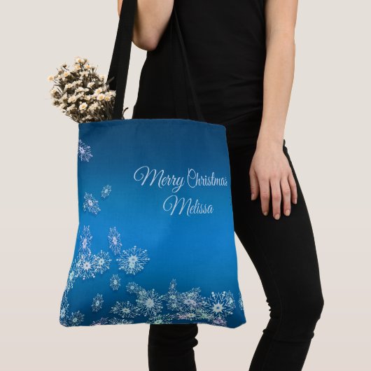 Frohe Weihnachten. Gruß Tasche (Von Nahem)