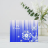 Frohe Weihnachten. Grußkarte. Feiertagspostkarte (Stehend Vorderseite)