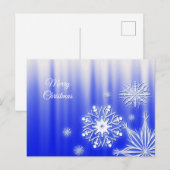 Frohe Weihnachten. Grußkarte. Feiertagspostkarte (Vorne/Hinten)