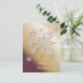 Frohe Weihnachten. Grußkarte. Feiertagspostkarte (Stehend Vorderseite)