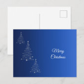 Frohe Weihnachten. Grußkarte. Feiertagspostkarte (Vorne/Hinten)