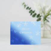 Frohe Weihnachten. Grußkarte. Feiertagspostkarte (Stehend Vorderseite)