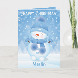 Frohe Weihnachten Grußkarte für Junge Karte