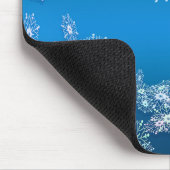 Frohe Weihnachten. Grußkarte. Name Mousepad (Ecke)