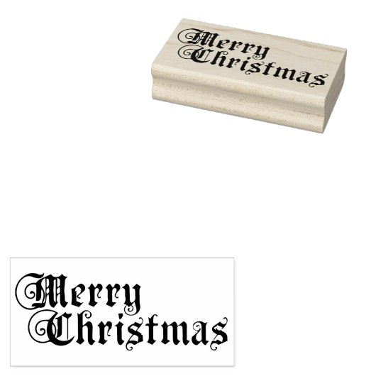 Frohe Weihnachten Gummistempel (Stempel)