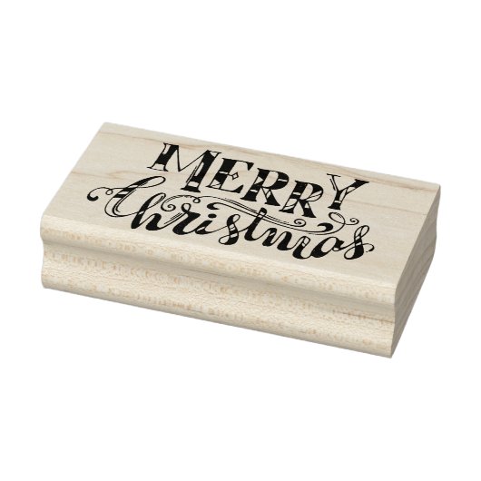 Frohe Weihnachten Gummistempel (Stempel)