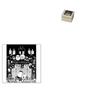 Frohe Weihnachten Gummistempel (Stempel)