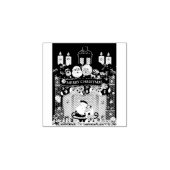 Frohe Weihnachten Gummistempel (Prägung)