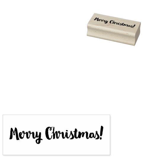Frohe Weihnachten! Gummistempel (Stempel)