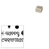 Frohe Weihnachten Gummistempel (Stempel)