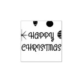 Frohe Weihnachten Gummistempel (Prägung)