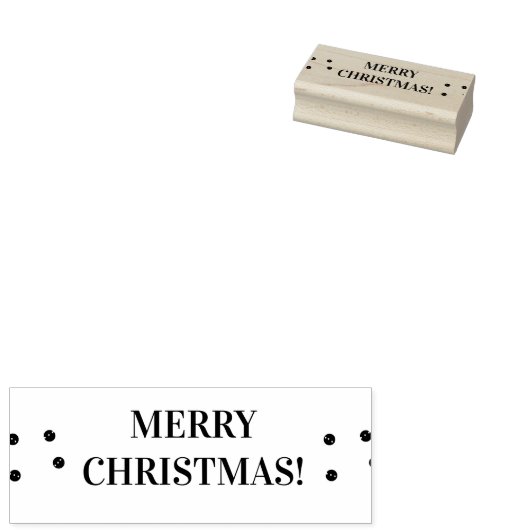 Frohe Weihnachten Gummistempel (Stempel)