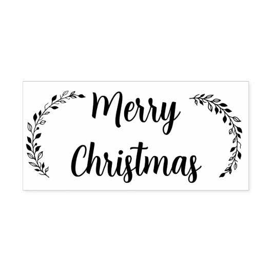 Frohe Weihnachten Gummistempel (Prägung)