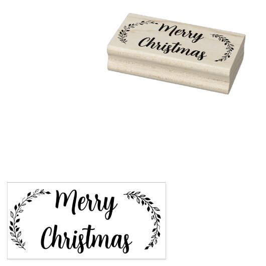 Frohe Weihnachten Gummistempel (Stempel)