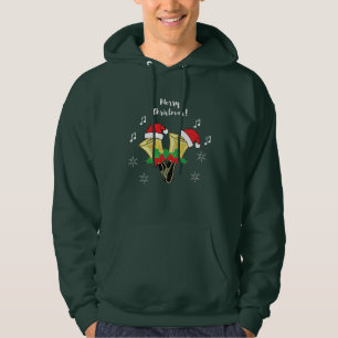 Frohe Weihnachten Handbell Hoodie - Männer