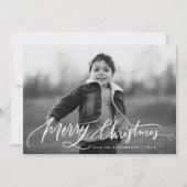 Frohe Weihnachten handgeschriebenes Script Overlay (Vorderseite)