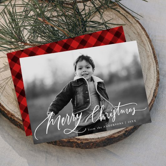 Frohe Weihnachten handgeschriebenes Script Overlay