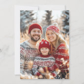 Frohe Weihnachten handGezeichnet CUSTOM-FOTO (Vorderseite)