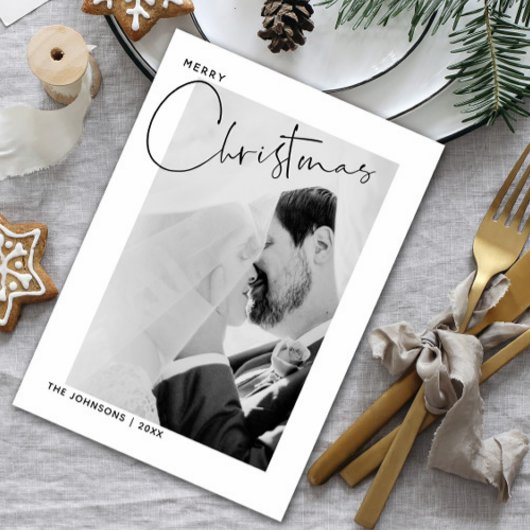 Frohe Weihnachten Handlettered Foto First Christma