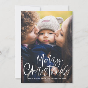 Frohe Weihnachten Handlettering Overlay Foto