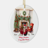 Frohe Weihnachten Handmade Weihnachtsschmuck (Rechts)