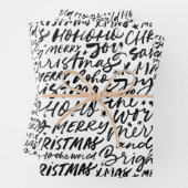 Frohe Weihnachten handschriftlich Geschenkpapier Set (Beispiel)