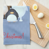 Frohe Weihnachten Handtuch (Viertel Falte)