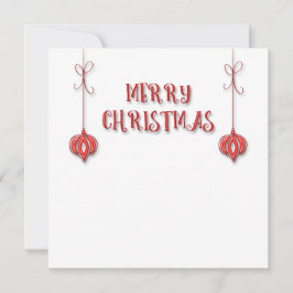 Frohe Weihnachten Hanging Ornaments Personalisiert