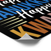 Frohe Weihnachten Happy Hanukkah Happy Kwanzaa 3 Poster (Ecke)